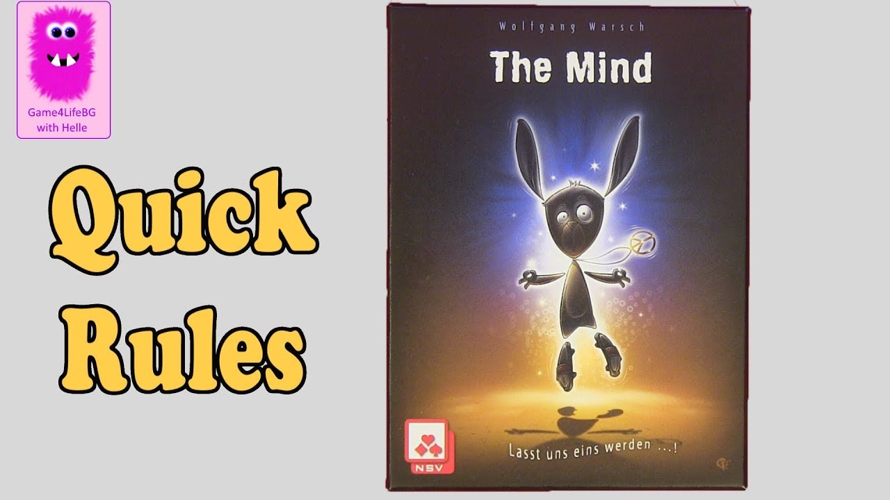 The Mind, Quick Rules (In English, card game, cooperative) 