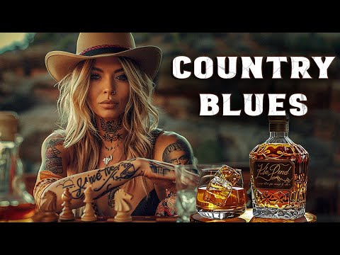 Country Blues - Dark Whiskey Blues and Rock Guitar Music | Exquisite Mood Blues Background Music