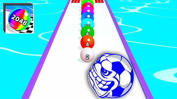 BALL RUN 2048 Game | All Levels Mobile Gameplay Walkthrough Android, ios | New Level 20-22