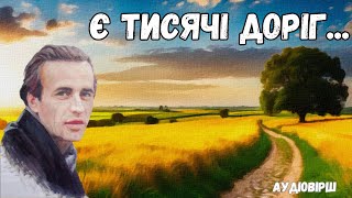 "Є тисячі доріг" Василь Симоненко. Аудіо вірш слухати