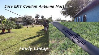 EMT Conduit Antenna Mast