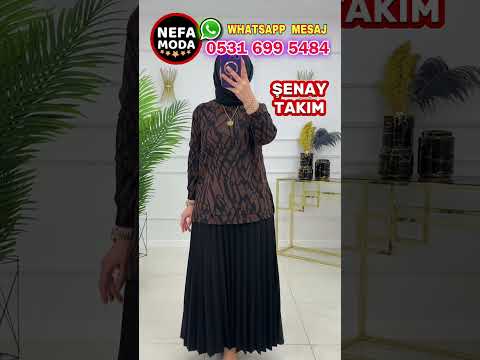 ETEKLİ TAKIM - NEFA MODA TESETTÜR GİYİM