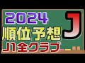 Jリーグコアサポが2024年のJ1順位予想を大胆かつ冷静にしてみた【Jリーグ/J1】