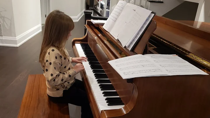 Giraffe by Teresa Richert. Pianist Mia. RCM piano.