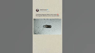 visualising Magnetic field in slow motion 🧲 #technology #engineering #science #viralvideo