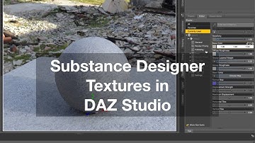 Substance Designer Textures in DAZ Studio Pro