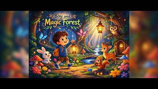 The Boy and the Magic Forest 🌲✨ | Magical Story for Kids | Bedtime Adventure