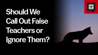 Should We Call Out False Teachers or Ignore Them?