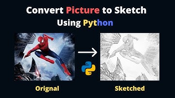 Pencil Sketch using Python , how to convert picture to pencil sketch using python