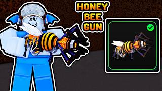 SHOWCASING The HONEY BEE GUN In Roblox FLAG WARS! screenshot 2
