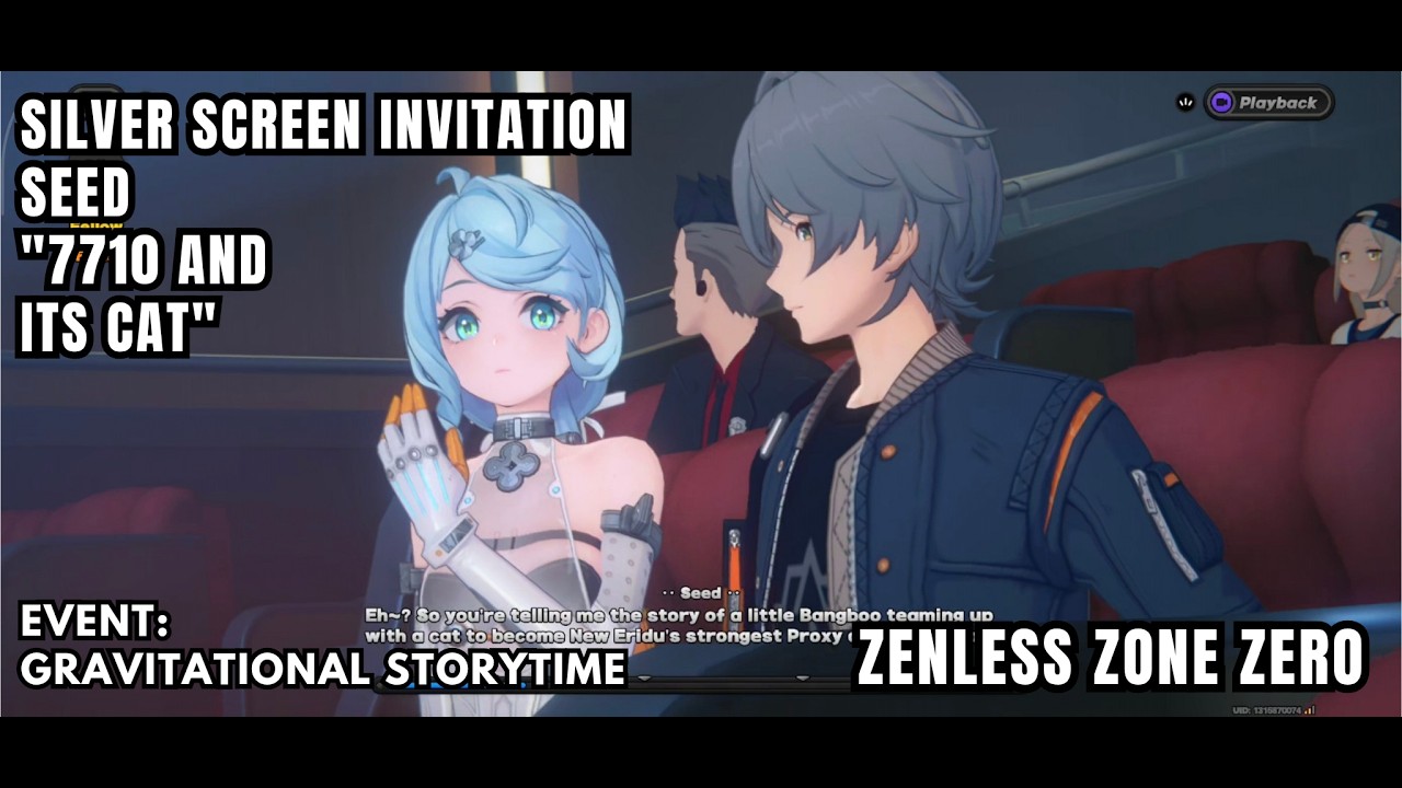[Zenless Zone Zero Event] Gravitational Storytime - Silver Screen Invitation - Seed