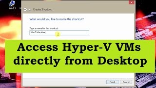 Create RDP-like shortcut to your Hyper-V VMs. Create RDP-like shortcut to your Hyper-V VMs.