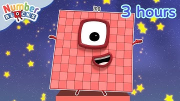 🔢✨ Big Numbers Extravaganza! | 3 Hours of Numberblocks Full Episodes | Learn to Count | Numberblocks