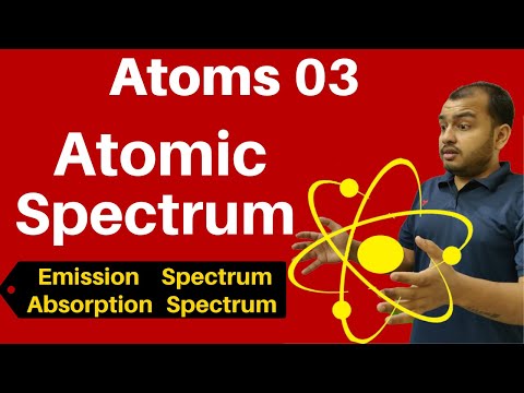 Atoms 03 : Atomic Spectrum II Emission Absorption Spectra II Lyman , Balmer Series JEE/NEET