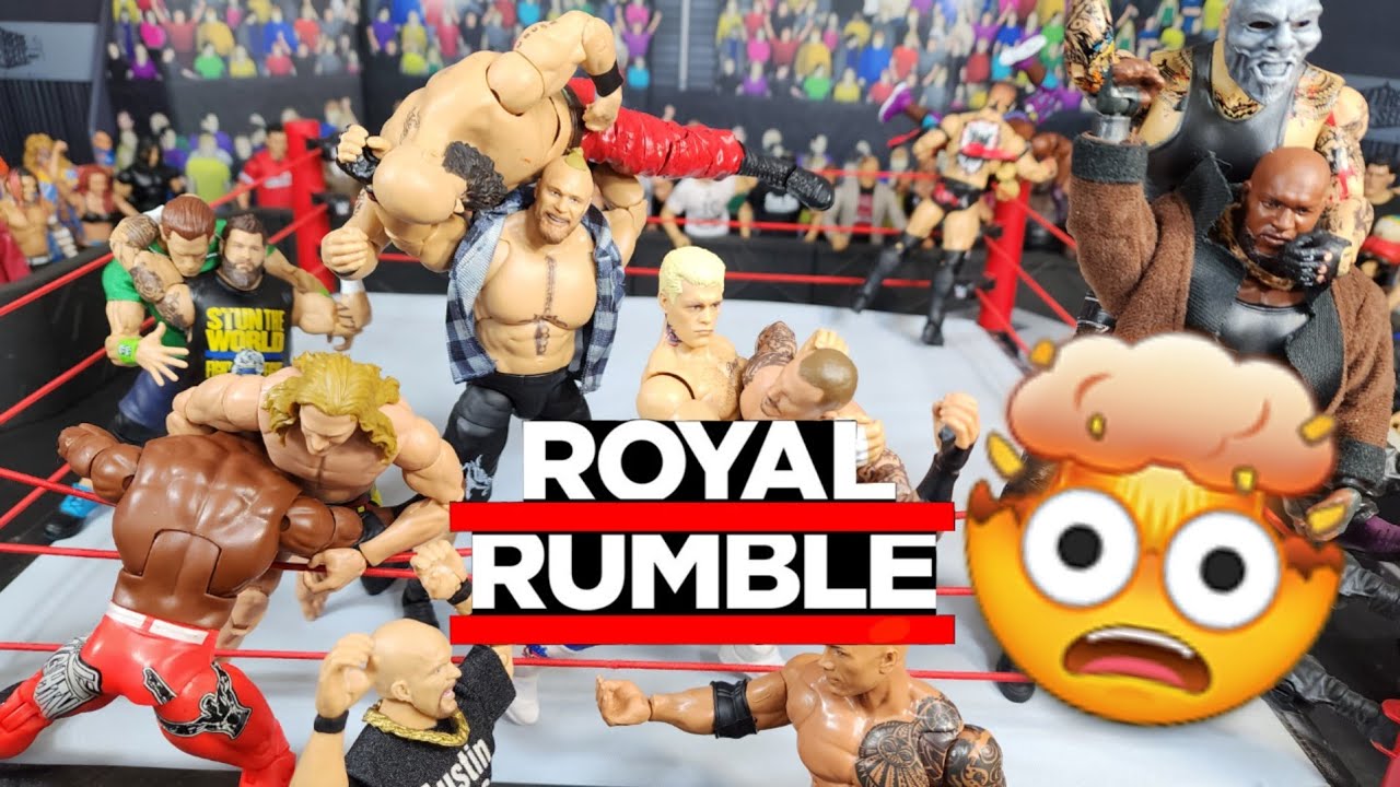 WWE ROYAL RUMBLE 2023 ACTION FIGURE MATCH FINAL MOMENTS - YouTube