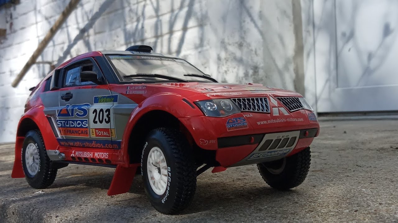 Miniature Mitsubishi Pajero Evolution Rallye Raid Solido 1/43 - Modèle Rouge, Métal, Sans Boîte