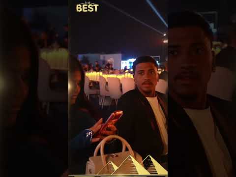 بصحبه زوجته اللاعب خوان بيزيرا يحصل علي جائزة أفضل محترف أجنبي لعام 2025