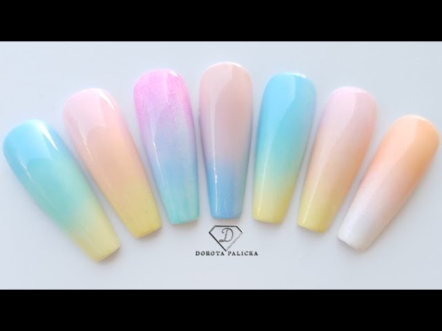 HOW TO OMBRE NAILS WITH GEL POLISH