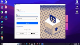 How to download and install dropbox desktop app on Windows 10 | How to Download and Install Dropbox screenshot 4