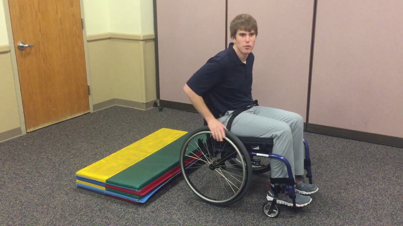 How to fall in a wheelchair YouTube