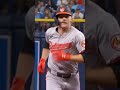 First pitch? No problem for Gunnar Henderson. #orioles #mlbhighlights #sportshighlights