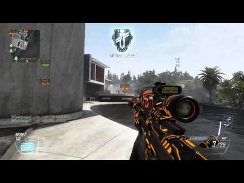 Black Ops 2- INSANE SPAWN CROSS MAP TOMAHAWK!