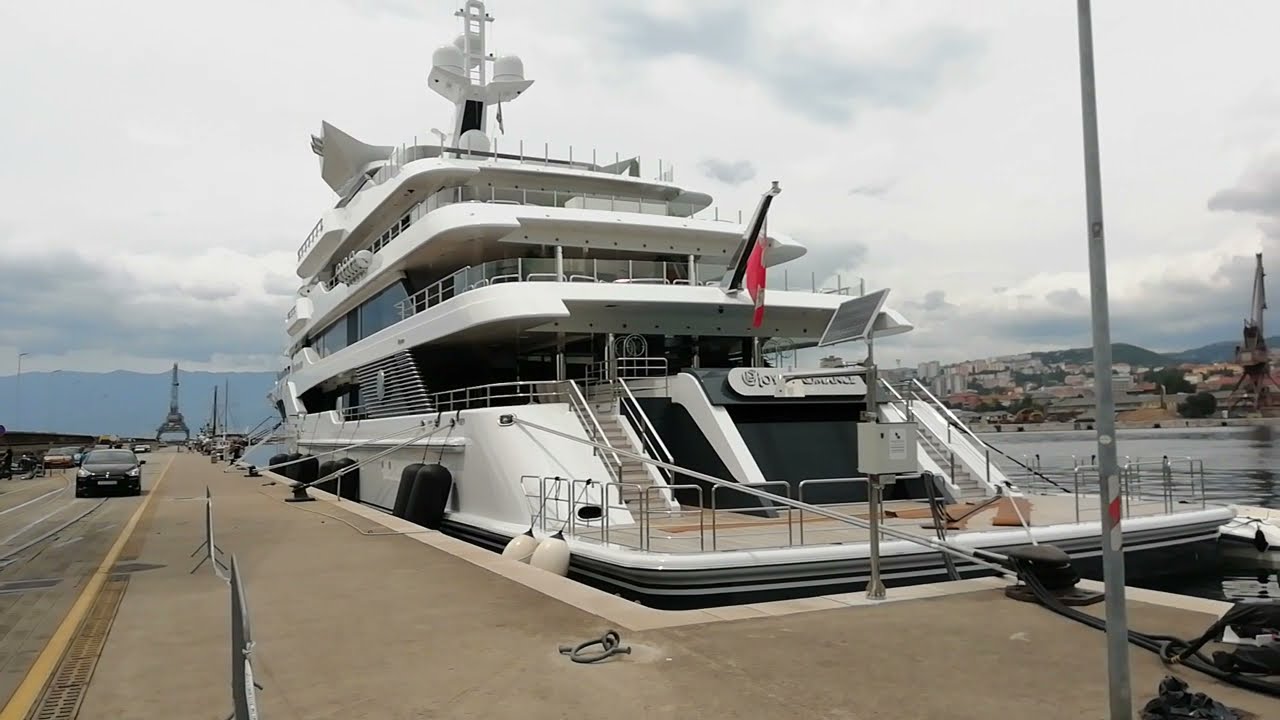 350 Million $ Royal Romance Luxury Yacht In Rijeka, Croatia