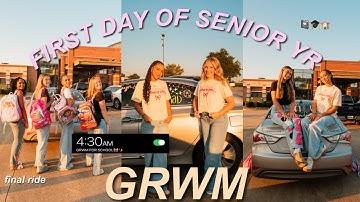 FIRST DAY OF SENIOR YR GRWM 🎓🎀