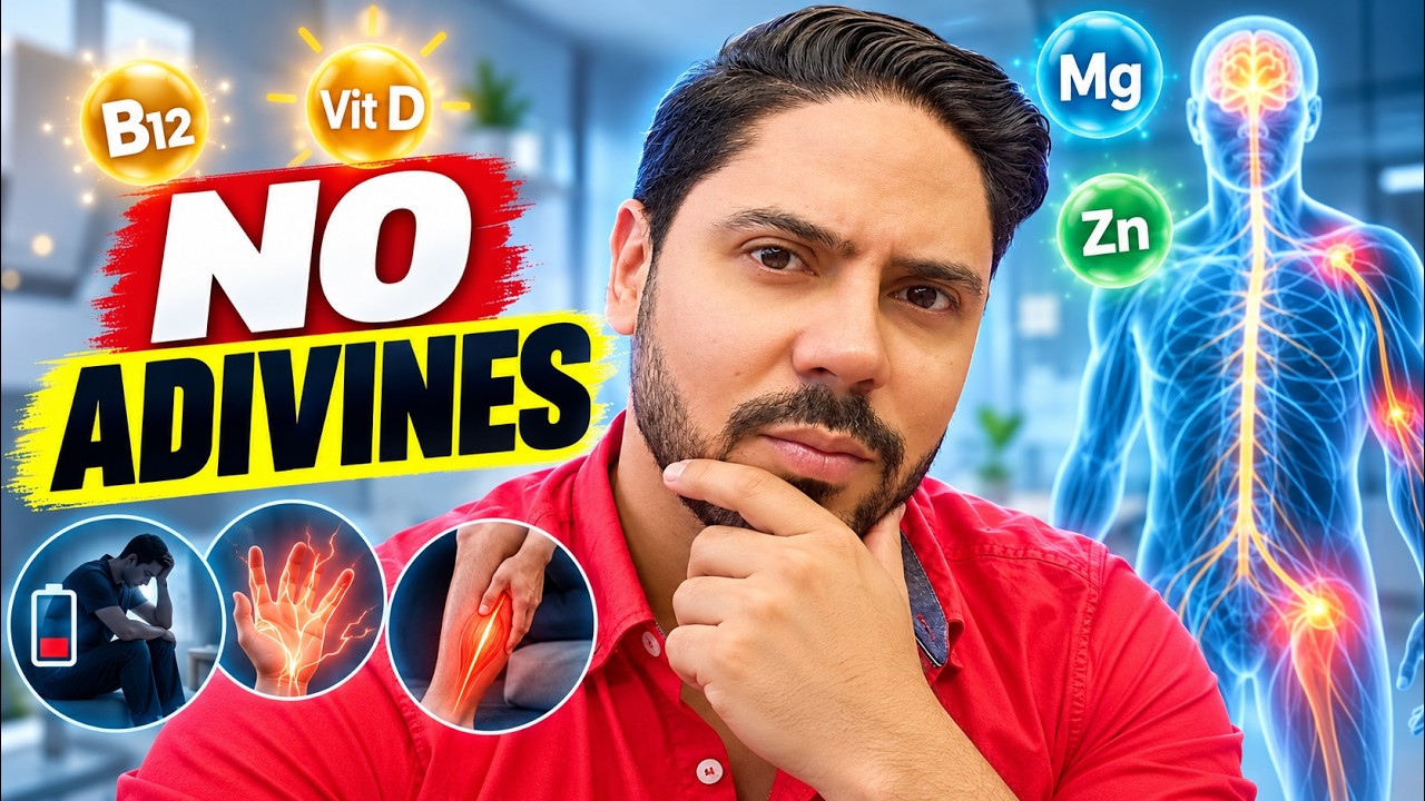 Miniatura del video: ¿Te faltan VITAMINAS? Estos análisis pueden DARTE la RESPUESTA