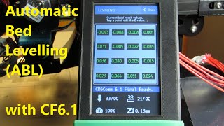 Automatic "Bed Leveling" (ABL) With the CF6.1 Refactored Firmware