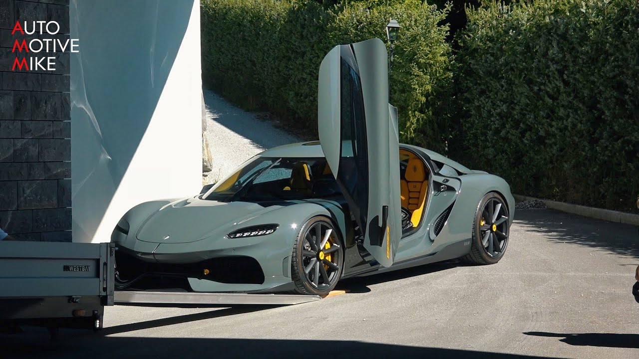 1 700bhp Four Seat Mega Gt Koenigsegg Gemera Unloading Electric Driving Soc 2020 Youtube