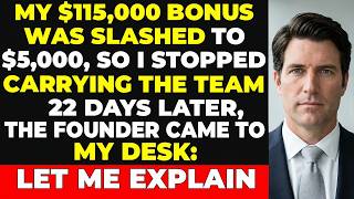 My $115,000 Bonus Was Slashed to $5,000, So I Stopped Carrying the Team — 22 Days Later, the Foun...