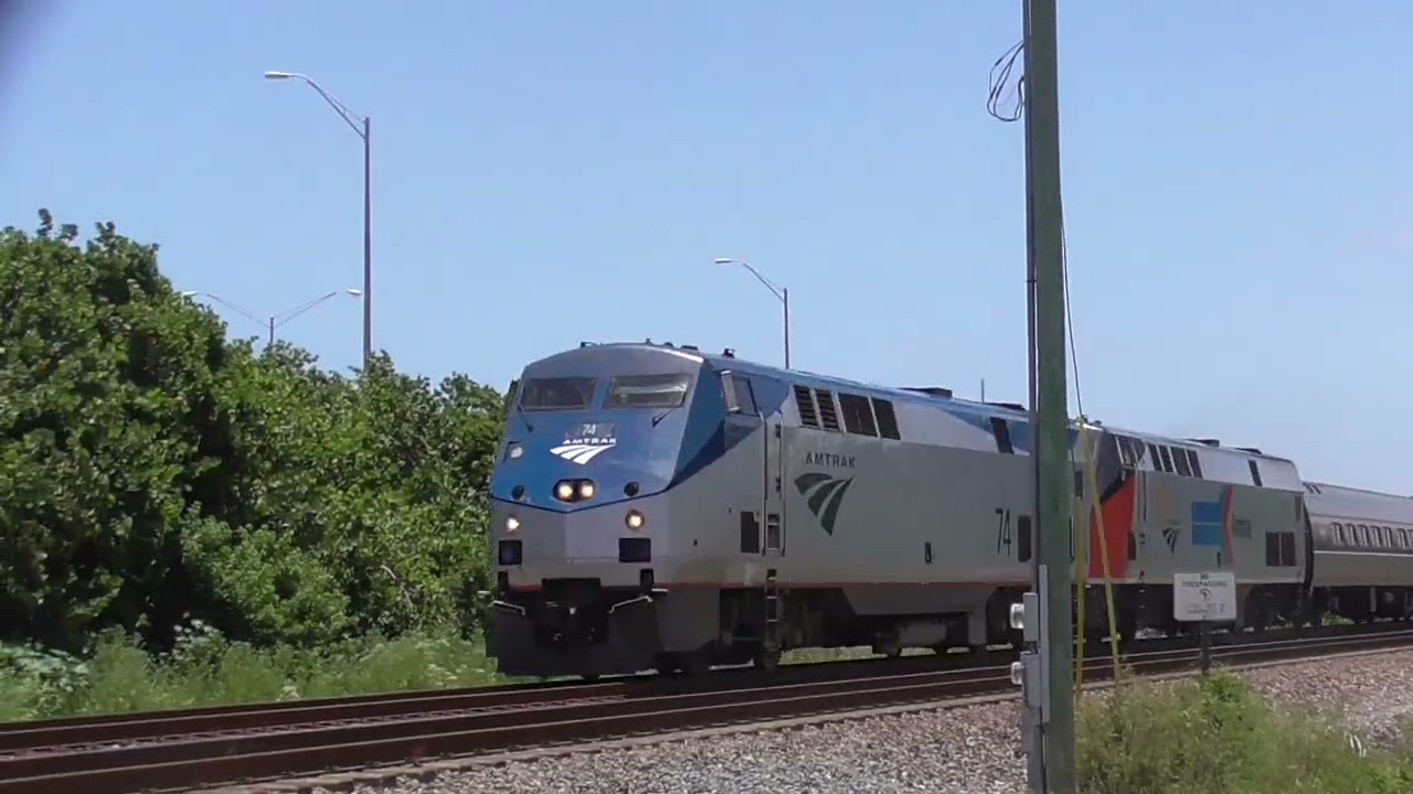 Two Brightline Trains 161 Trailing On Amtrak 92 At West Palm Beach 7 two-brightline-trains-161-trailing-on-amtrak-92-at-west-palm-beach-7