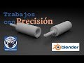 Blender medidas reales--Tutorial español-- Blender 2.8--Modelado