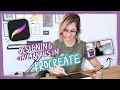 Using Procreate to design YouTube thumbnails - My process
