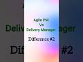 2. Agile PM vs Delivery Manager Difference