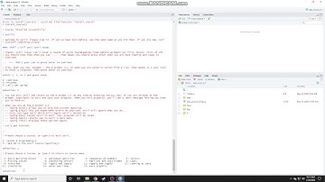 Getting started with Swirl in Rstudio