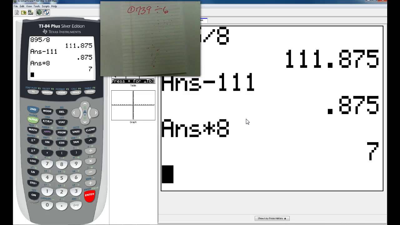 Long Division Using Calculator Squire's 1.7 YouTube