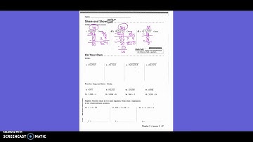 Lesson 2.2: Divide by 1 Digit Divisors (5th)