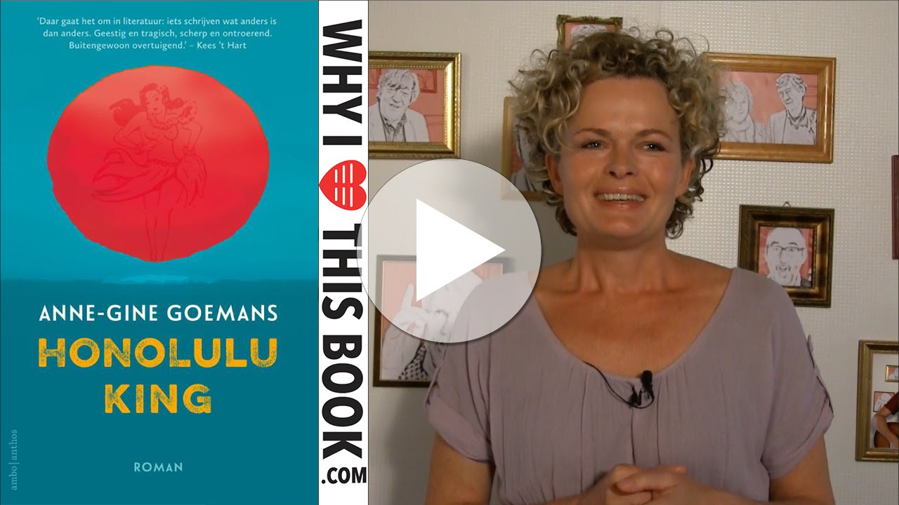 Anne-Gine Goemans over haar boek Honolulu King - YouTube