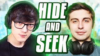 Apex HIDE and SEEK vs Shroud!!