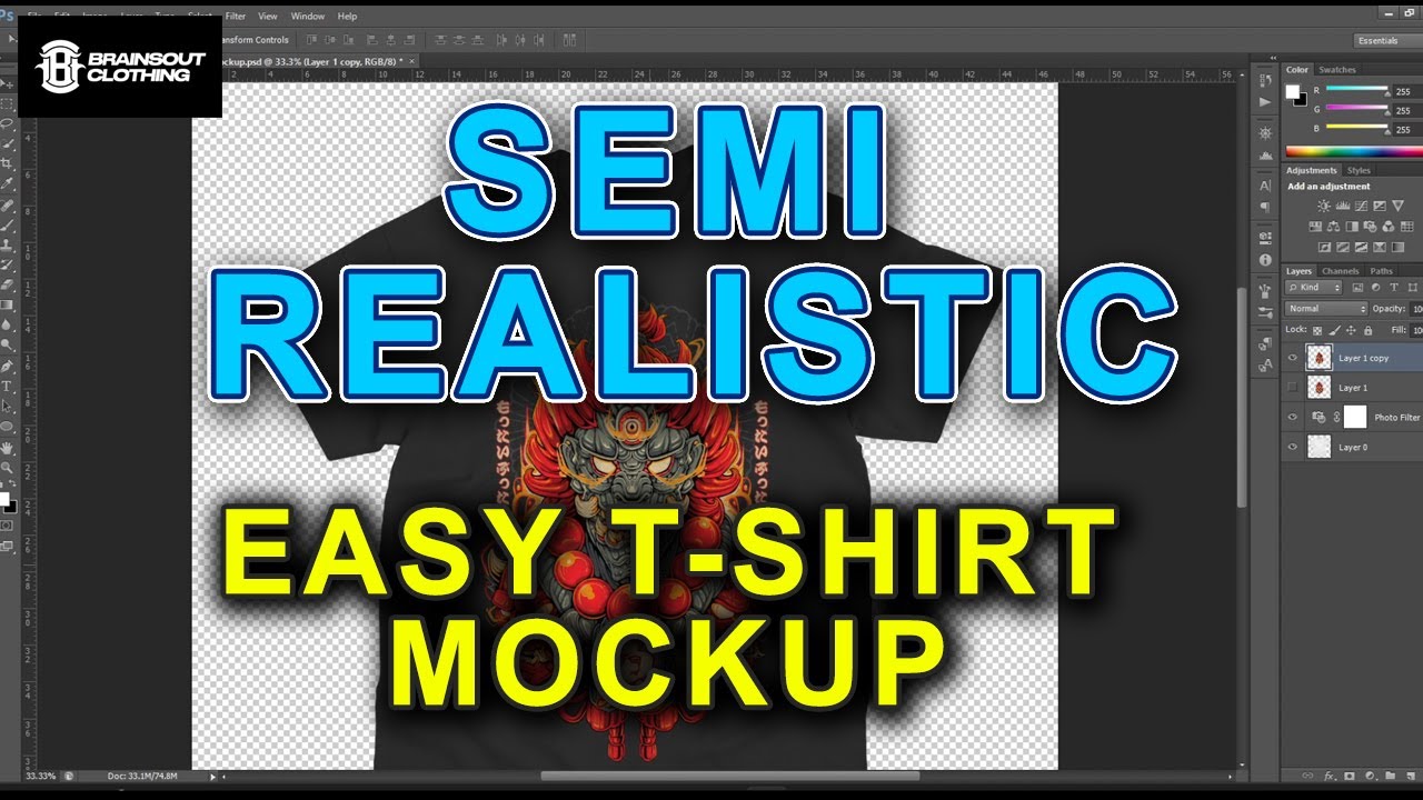 REUPLOADED EASY TSHIRT MOCKUP PHOTOSHOP TUTORIAL TAGALOG TUTORIAL reuploaded easy tshirt mockup photoshop tutorial tagalog tutorial
