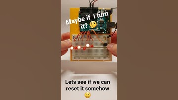 My Arduino Tilt Switch Stops The Countdown 🚨 #shorts