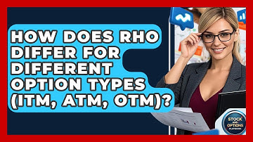 How Does Rho Differ For Different Option Types (ITM, ATM, OTM)? - Stock and Options Playbook