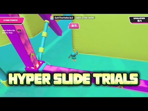 HYPER SLIDE TRIALS! • A Fall Guys Parkour Challenge by Exit The Vehicle!