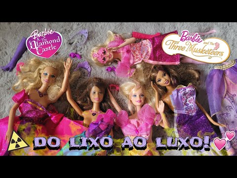 Transformação Barbie Amigas Radioativas Filme Castelo De Diamantes Barbie E As 3 Mosqueteiras 
