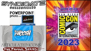SDCC 2023 Previews Night FWOOSH Articulated Icons & Syndicate Collectibles Double Dragon