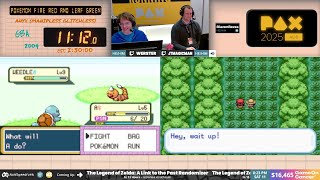 Pokemon Frlg Live Speedrun Race - Pax Aus 2025
