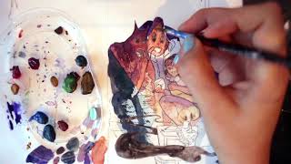 Shy Ghost Girlfriend - Halloween speedpaint