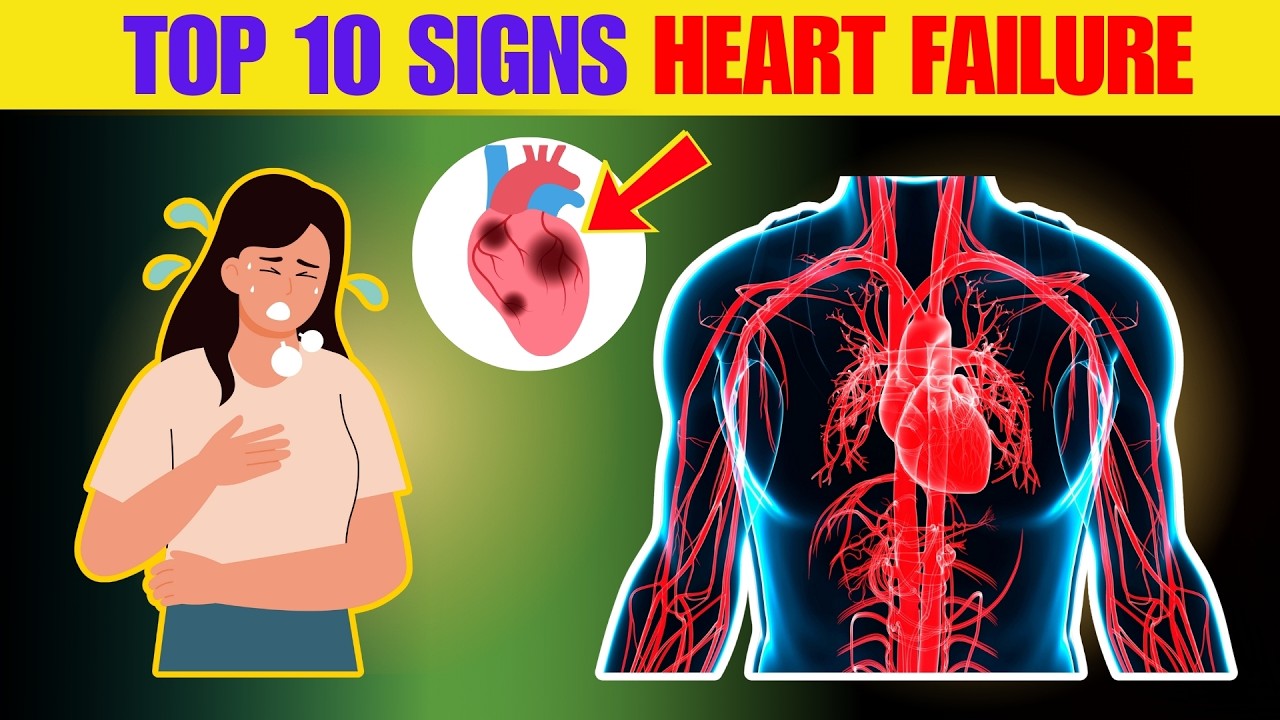Top 10 EARLIEST signs and symptoms of Heart Failure - YouTube